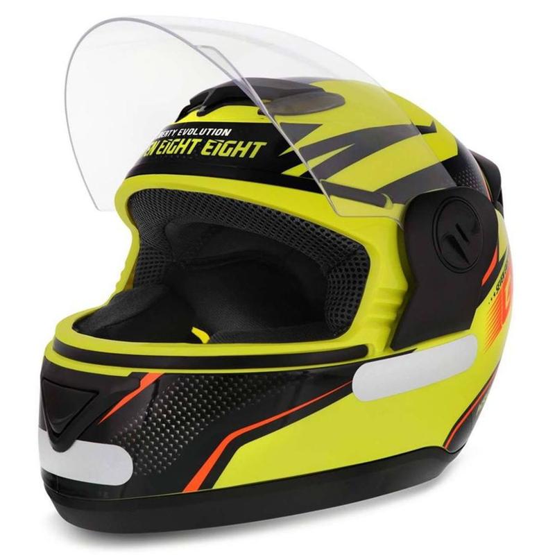 Capacete Evolution G6 788 Factory Edition Neon Amarelo Preto